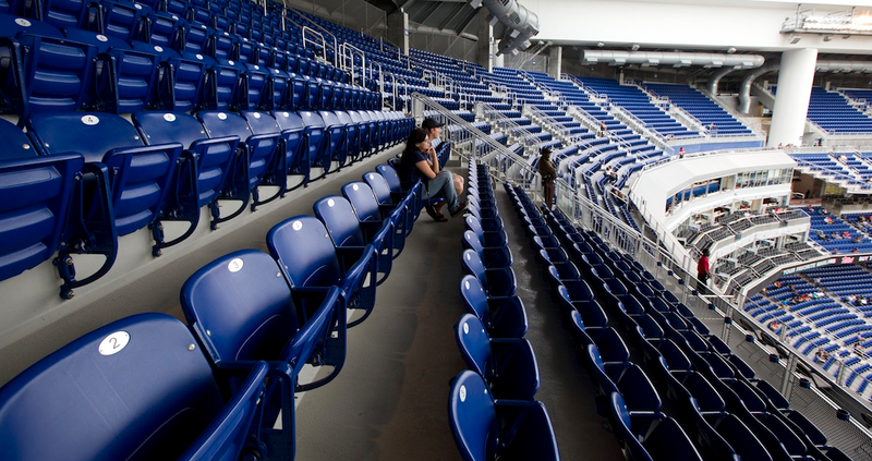 Illustration for article titled Photos: Marlins Park Is Satisfyingly Empty